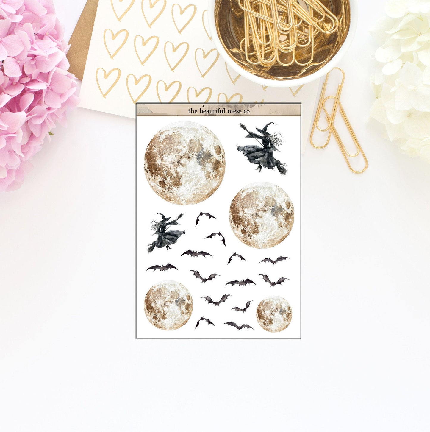 Full Moon Deco Stickers