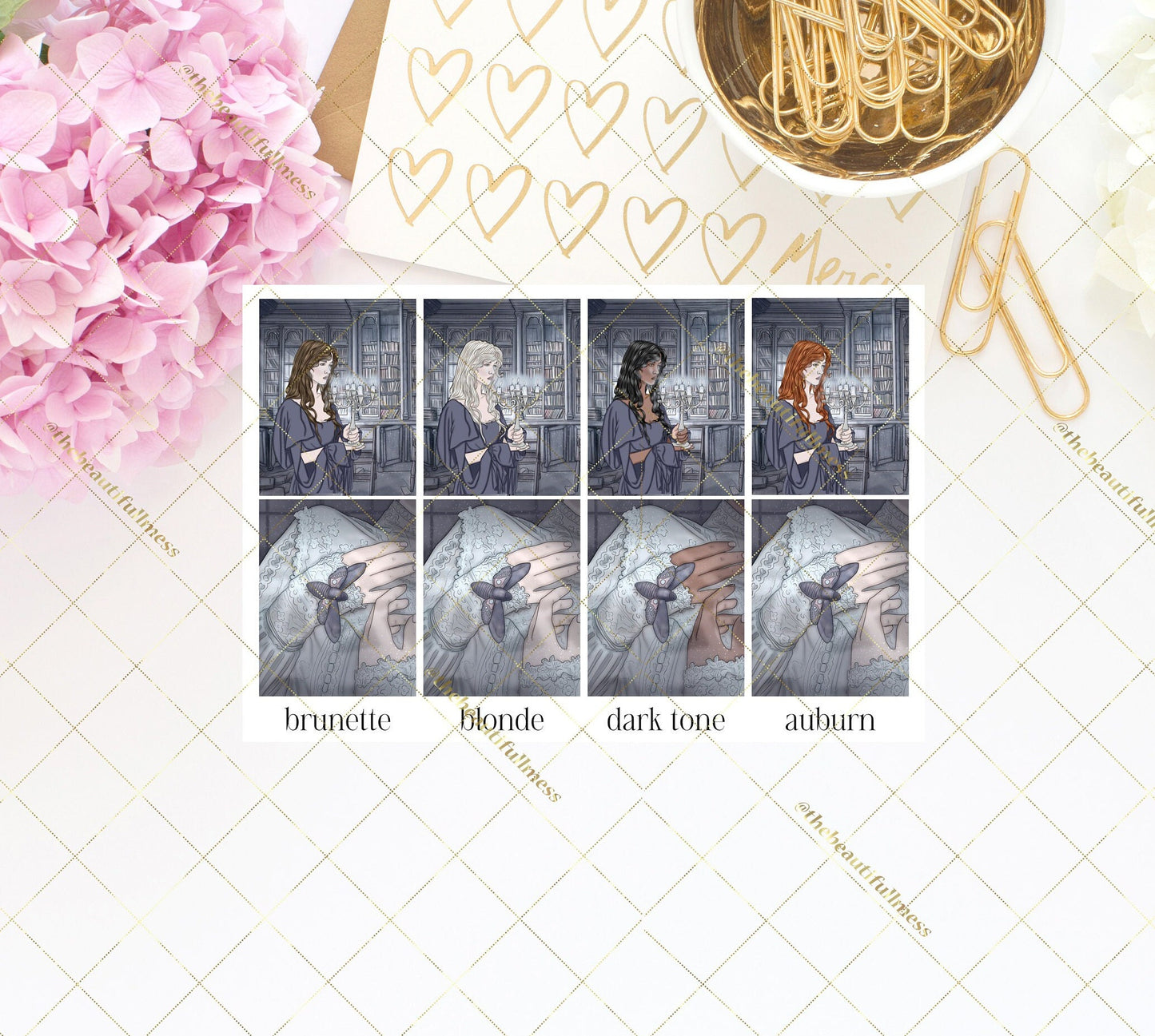 Haunted Books Vertical Weekly Kit