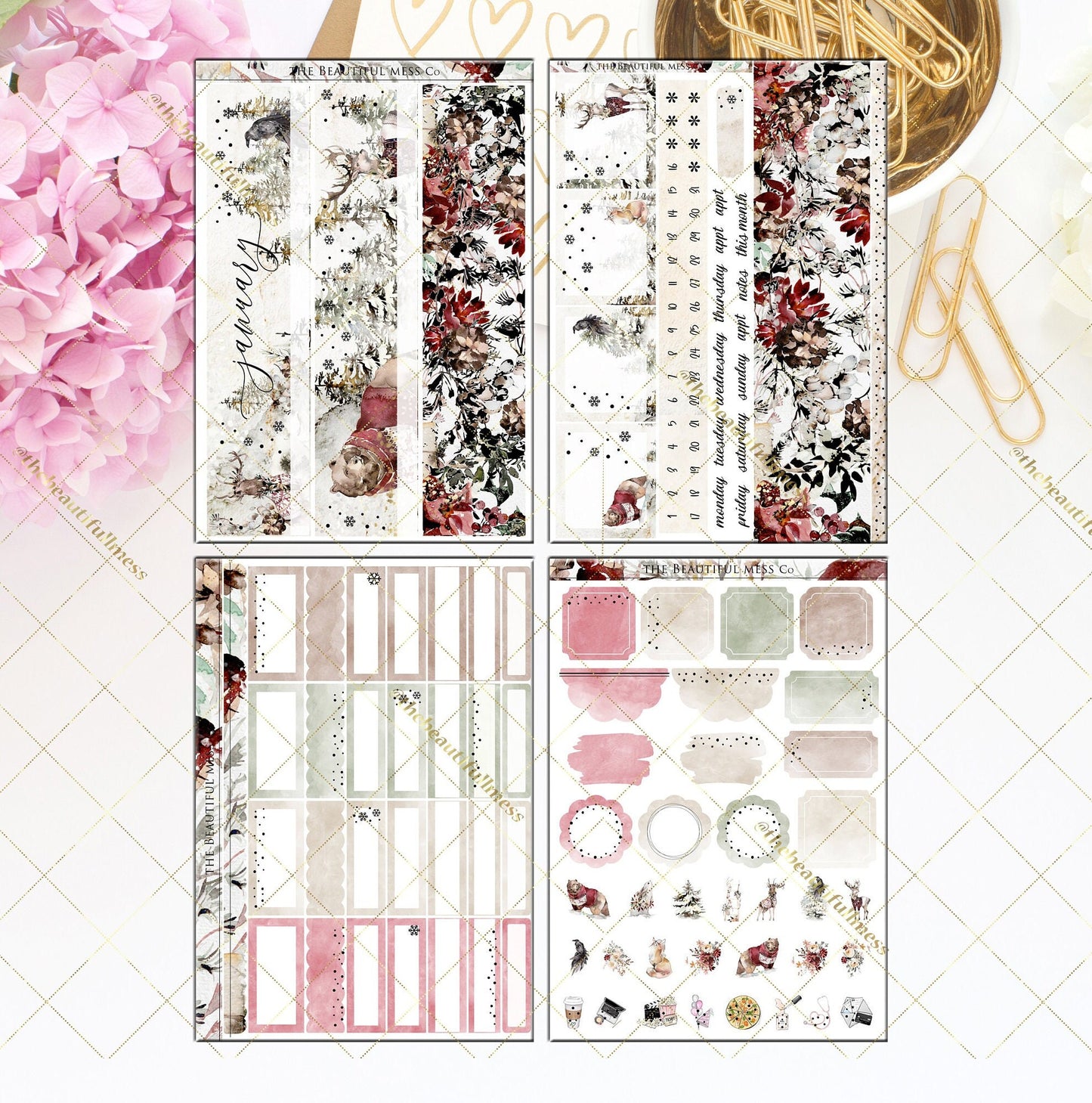Winter Solstice FOIL Monthly Kit