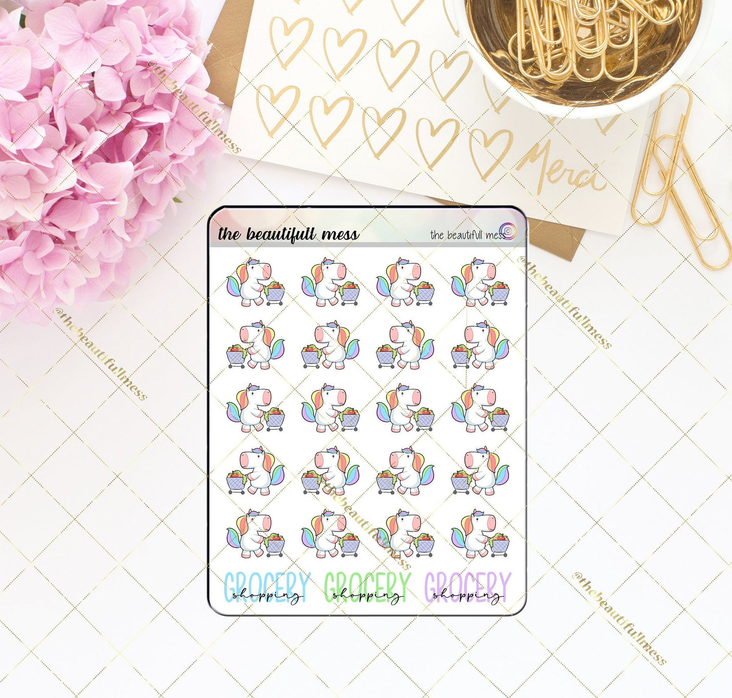 Starlight Grocery Stickers