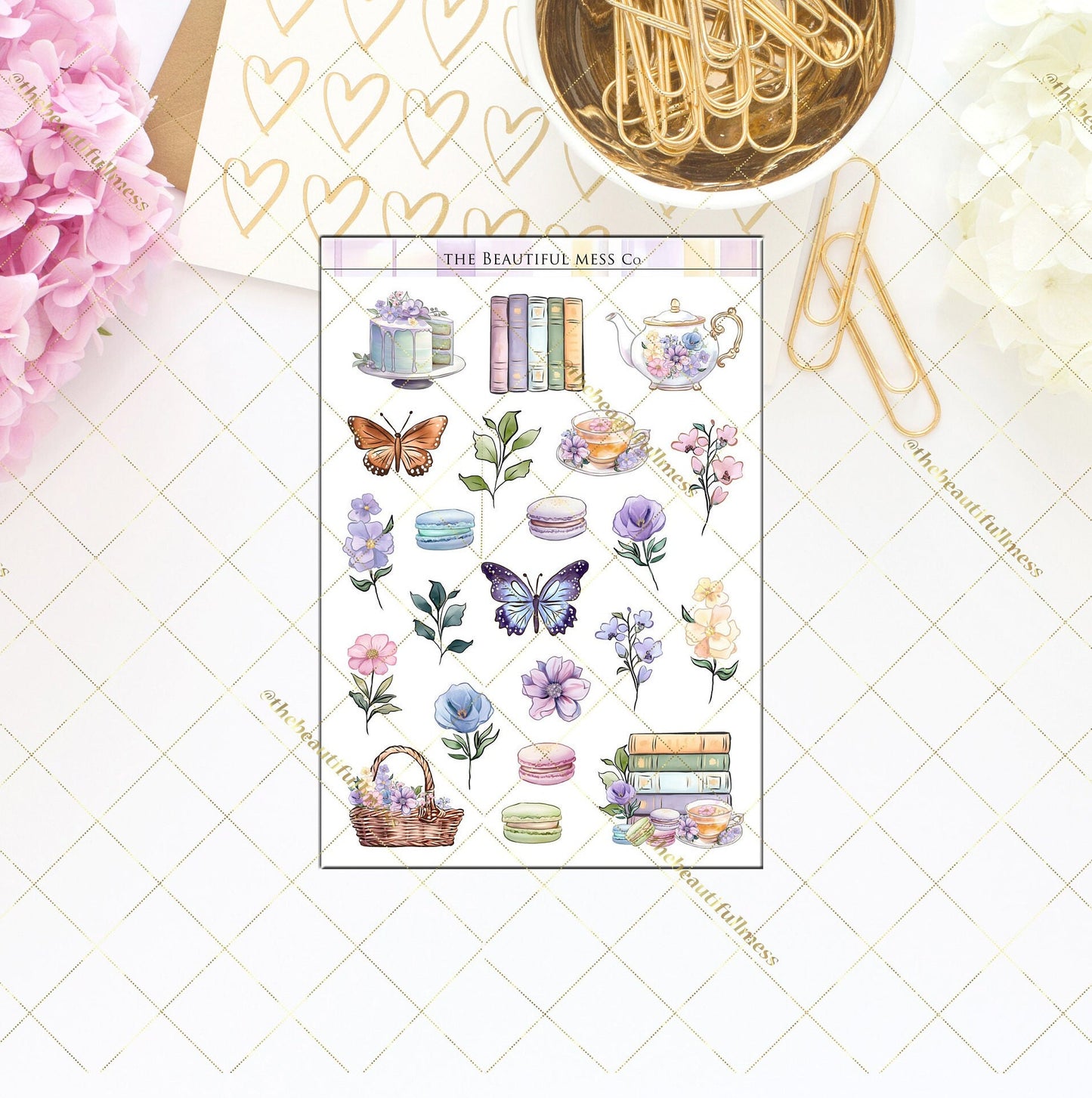 Butterfly Garden Large Deco Stickers