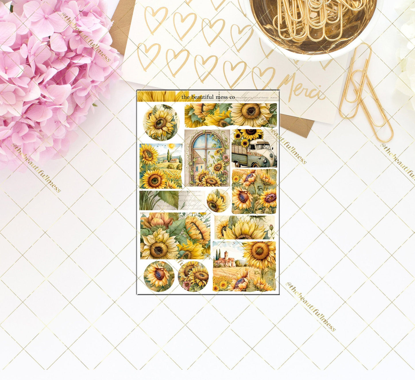 Sunflowers Journaling