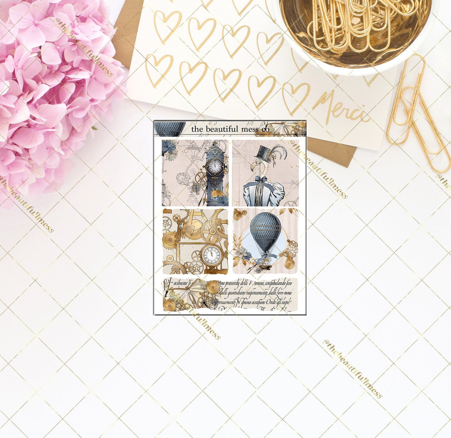 Vintage Industry Mini Journaling