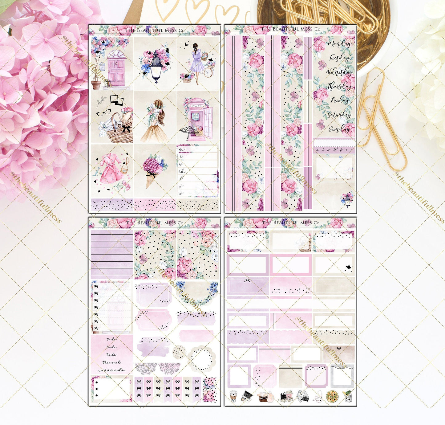 Bloom FOILED Planner Kit