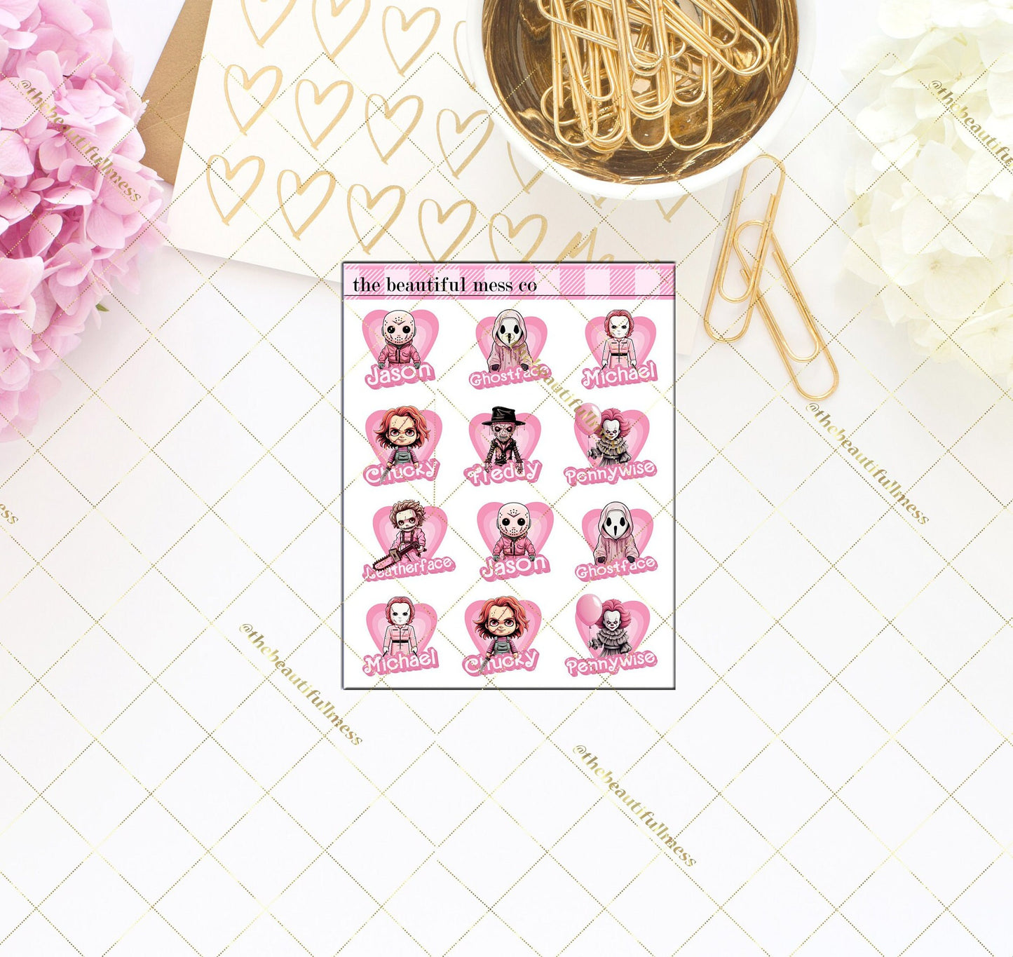 Horror Dolls Small Deco Stickers