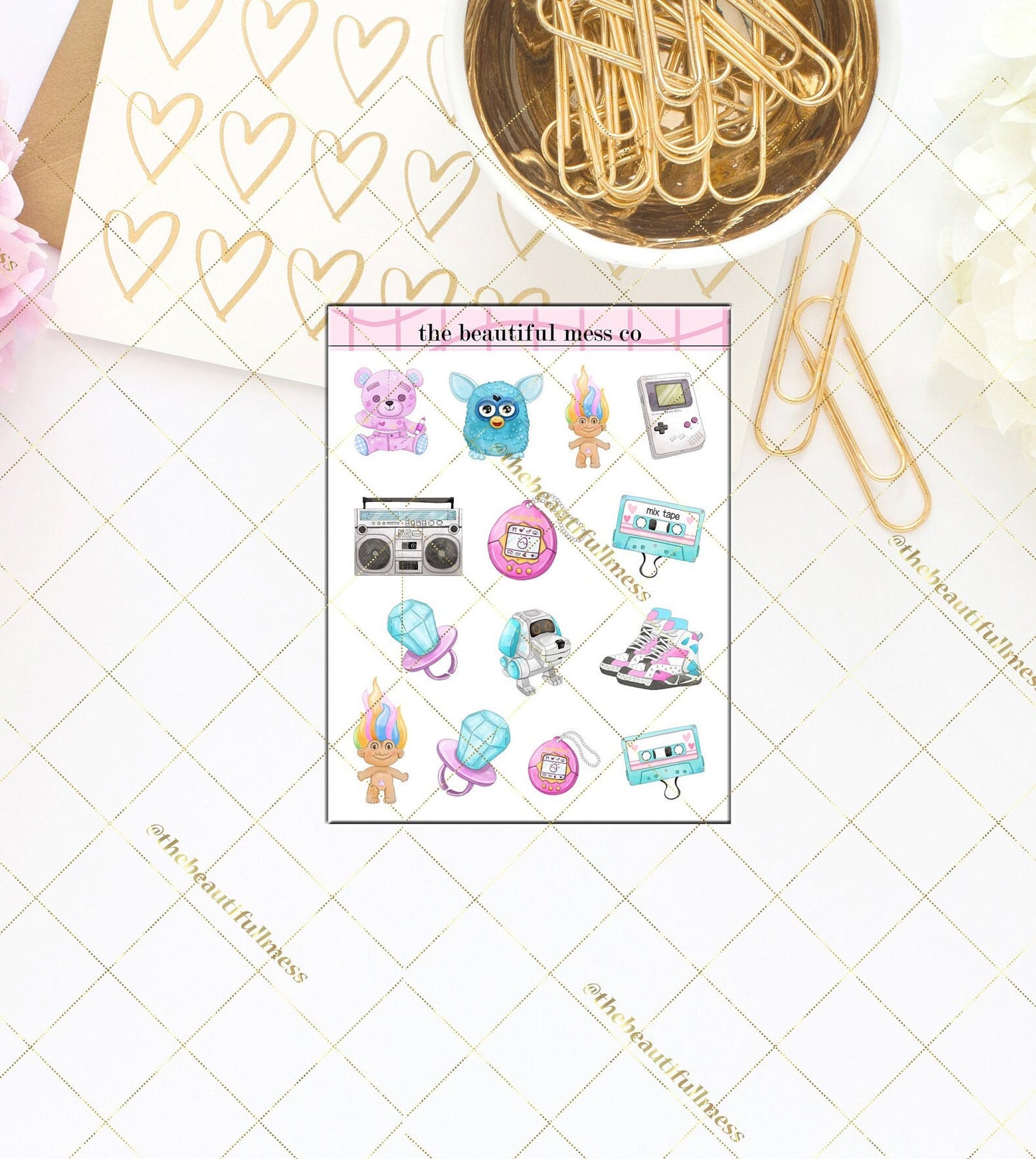 90s Stuff Deco Stickers