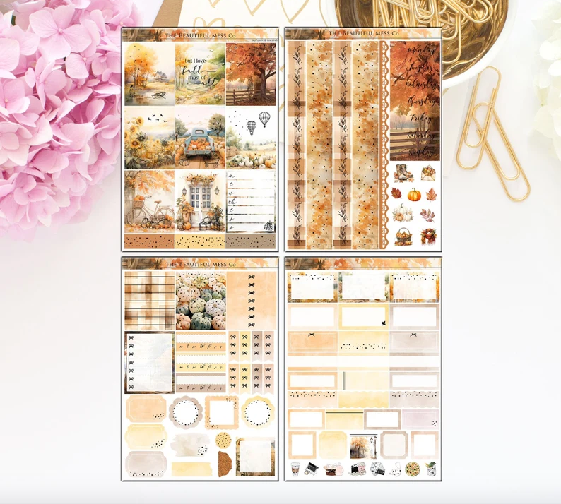 Autumn is Calling FOILED Planner Kit