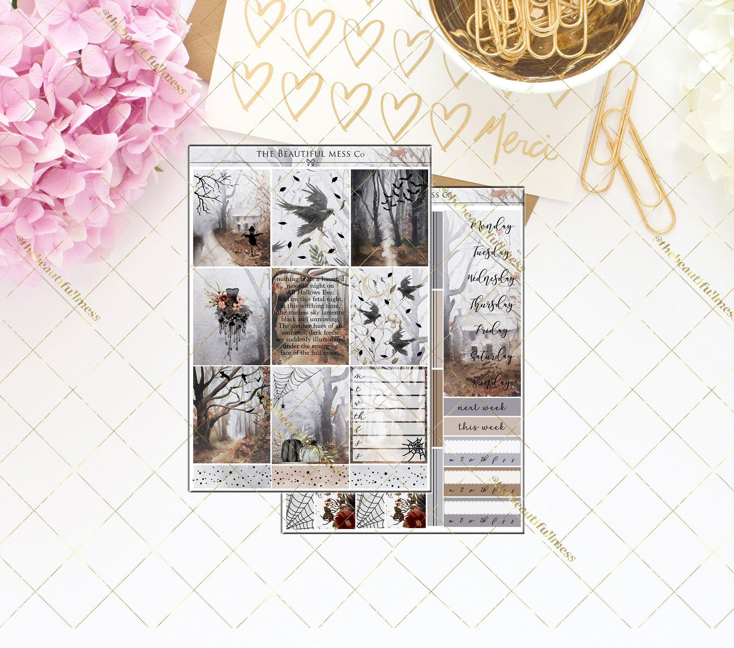 Stranger Forest FOILED Vertical Weekly Kit