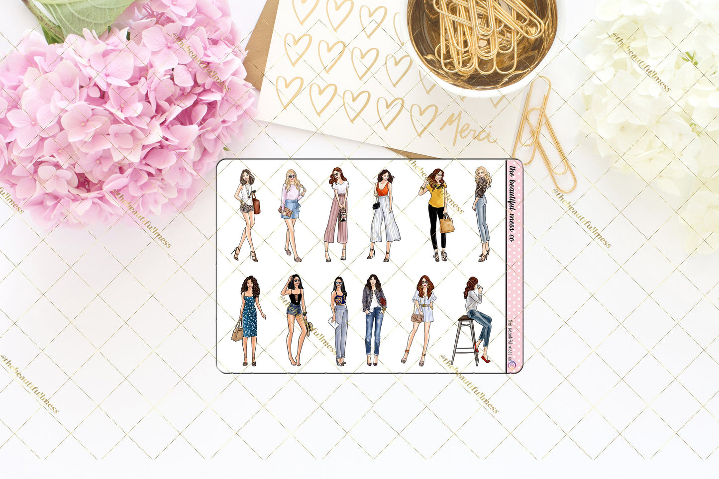 Fashion Beauties 5 Stickers
