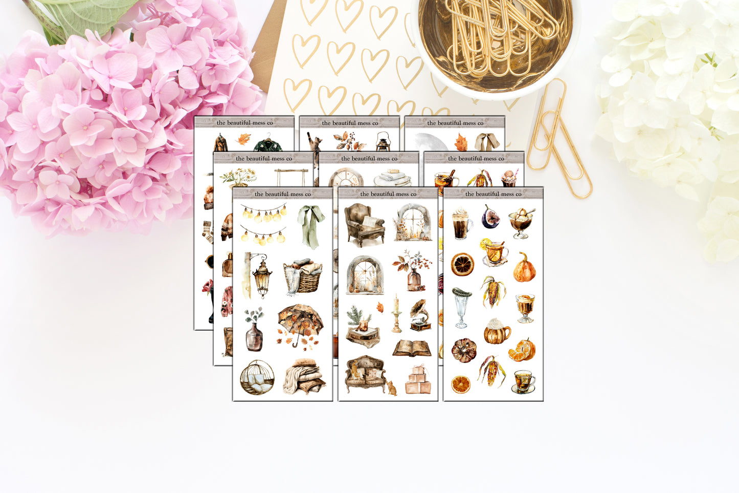 Autumn Winter Journaling Deco