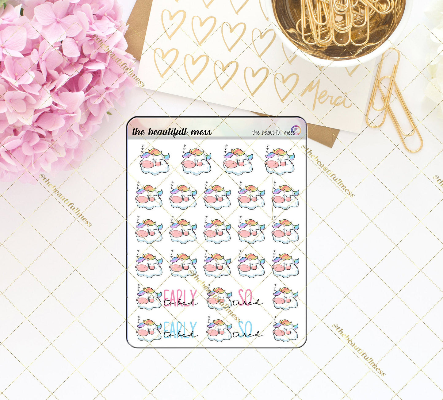 Starlight Tired Sleepy Stickers