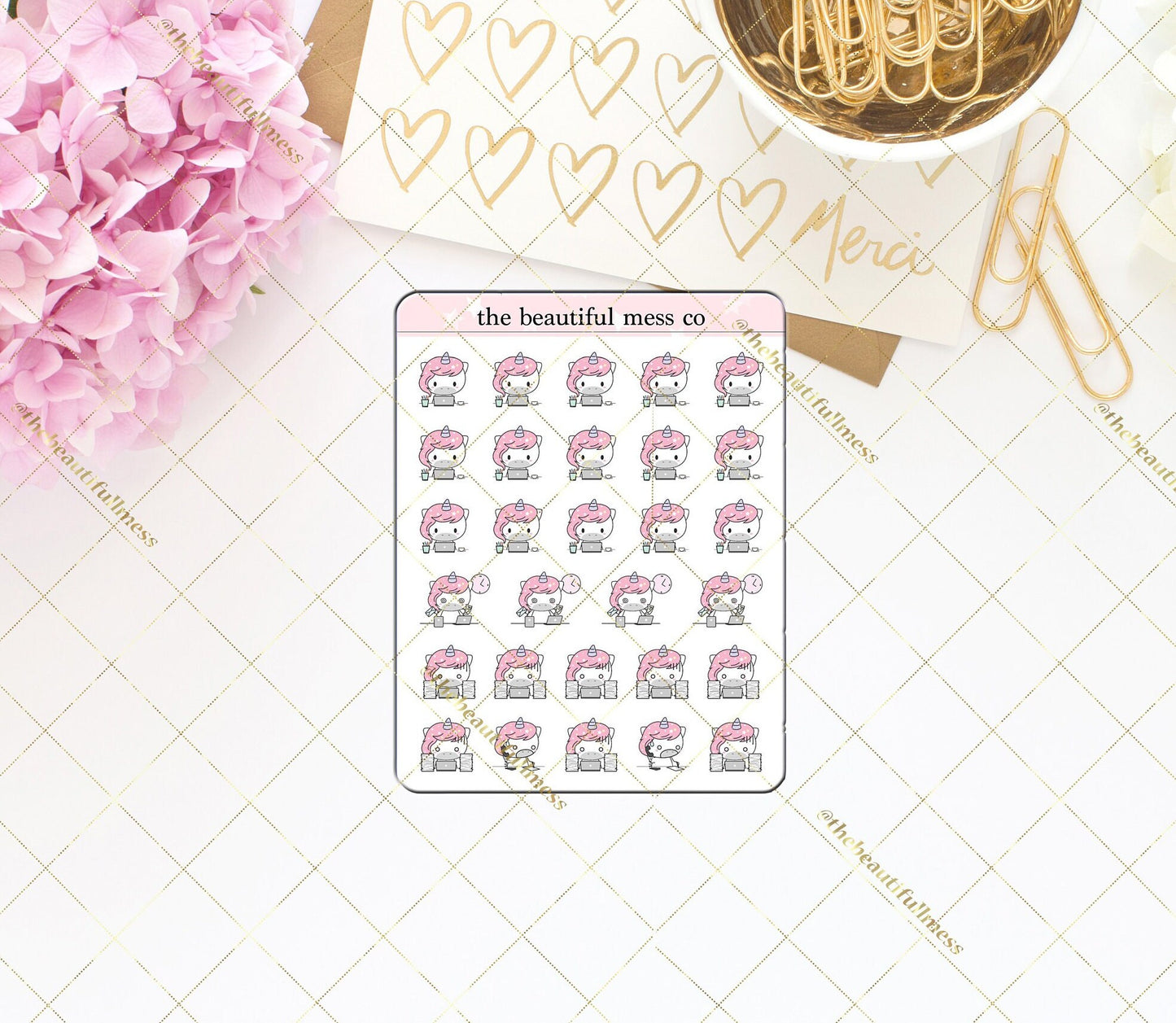 Twinkle Working Stickers