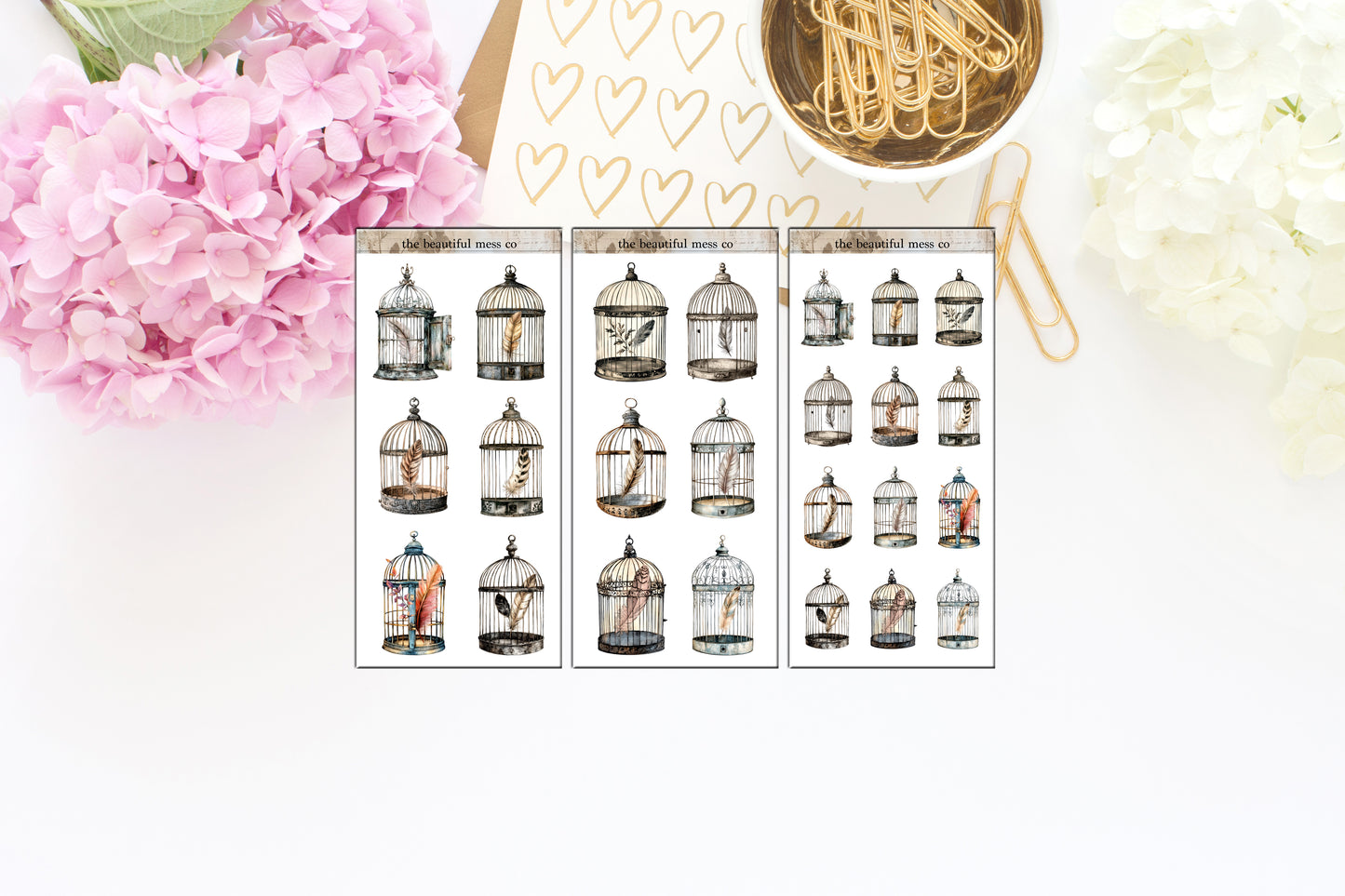 Bird Cages Journaling Deco
