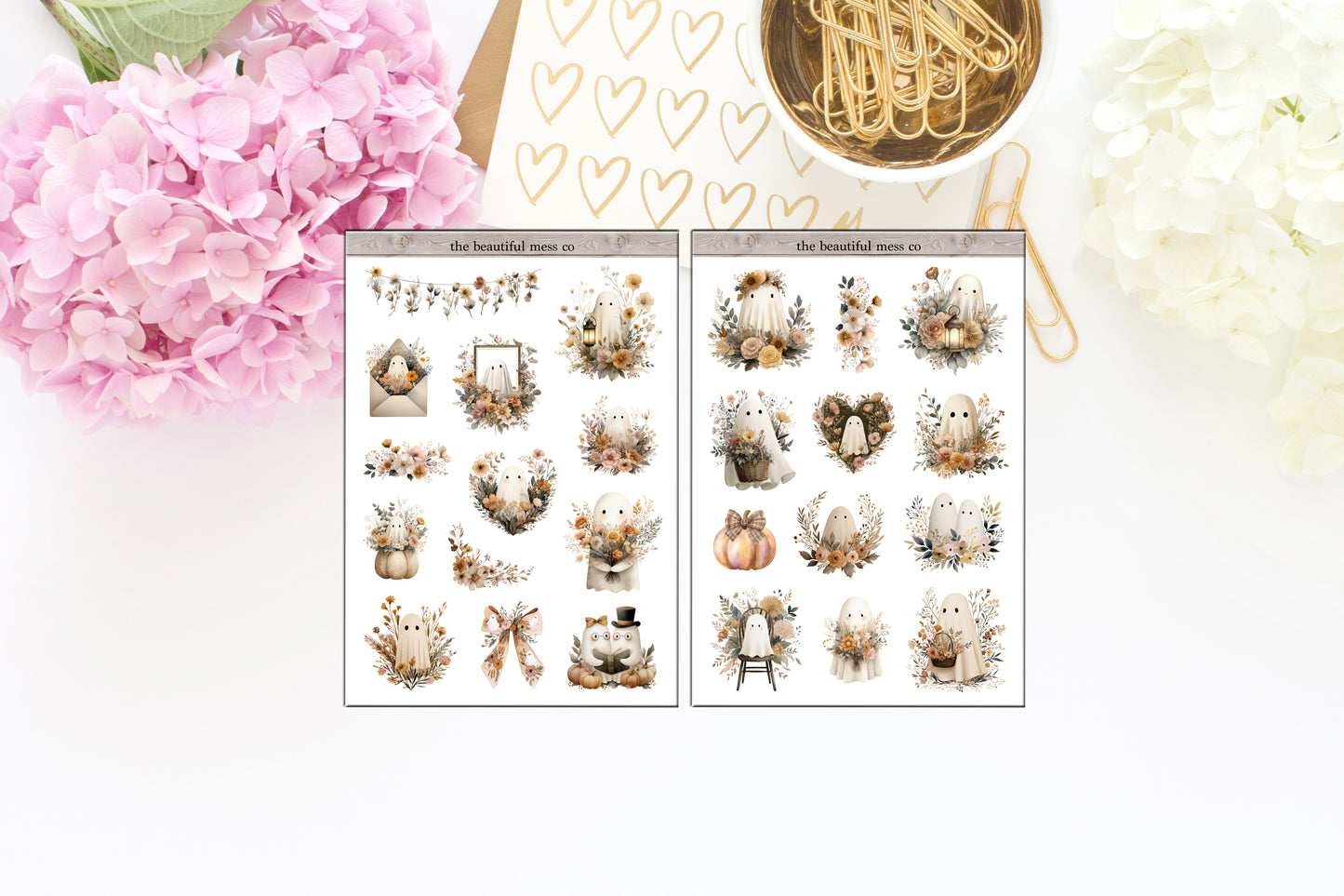 Boho Ghosts Deco Stickers
