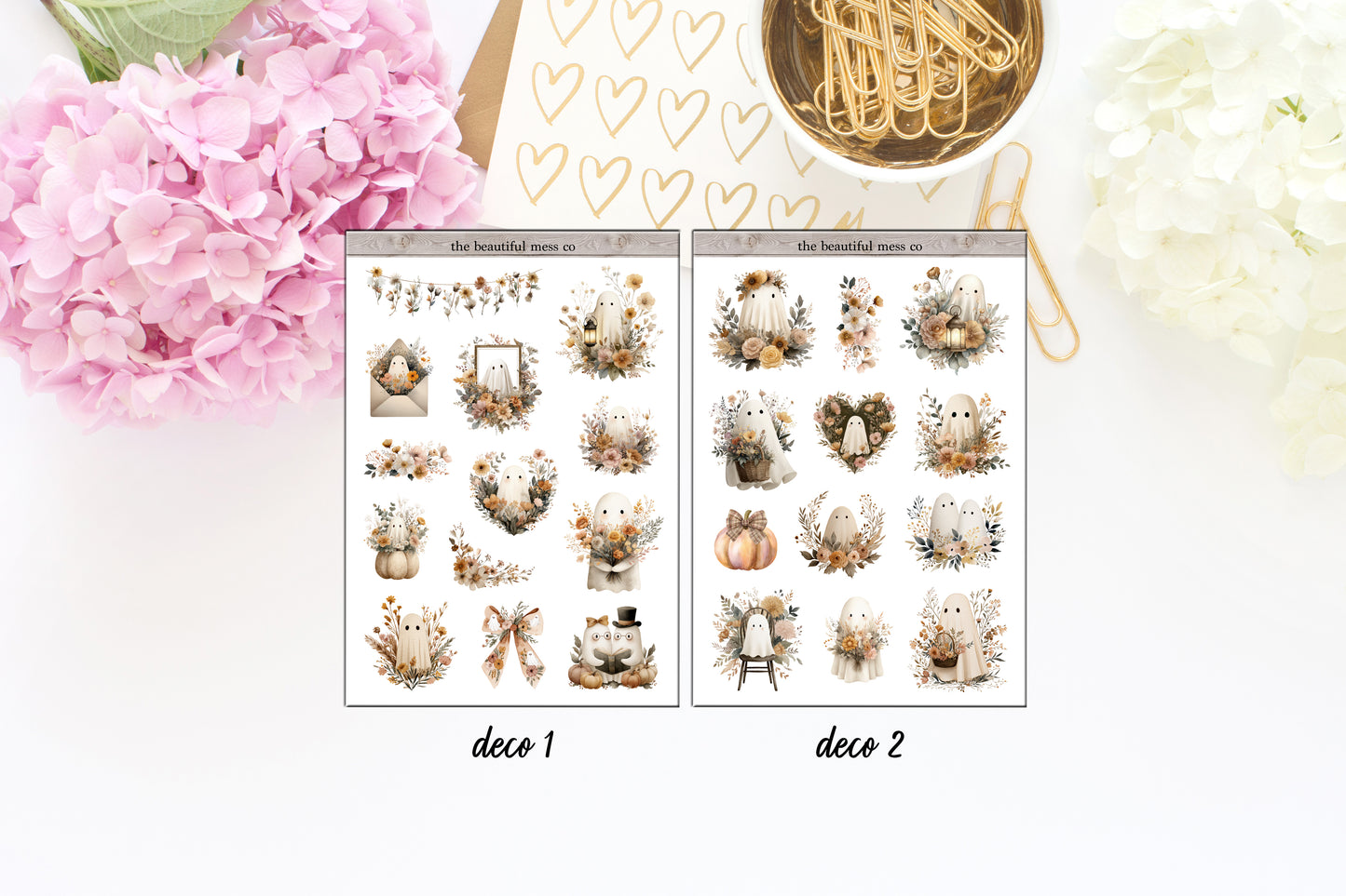 Boho Ghosts Deco Stickers