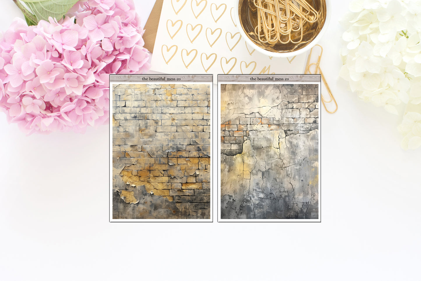Brick Wall Tear Sheets Deco Stickers