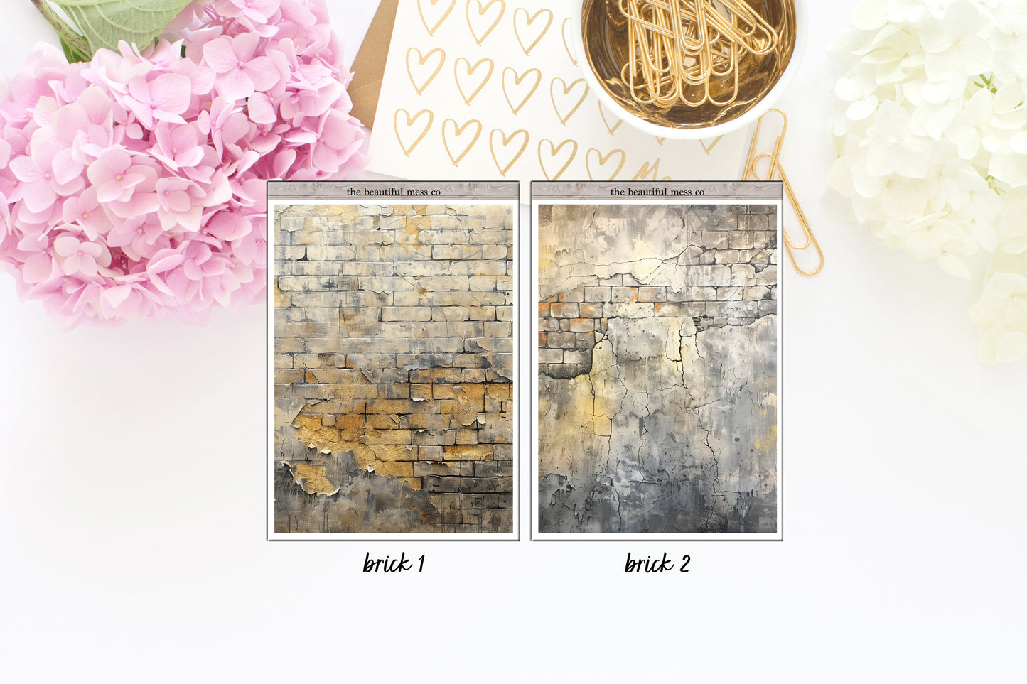 Brick Wall Tear Sheets Deco Stickers