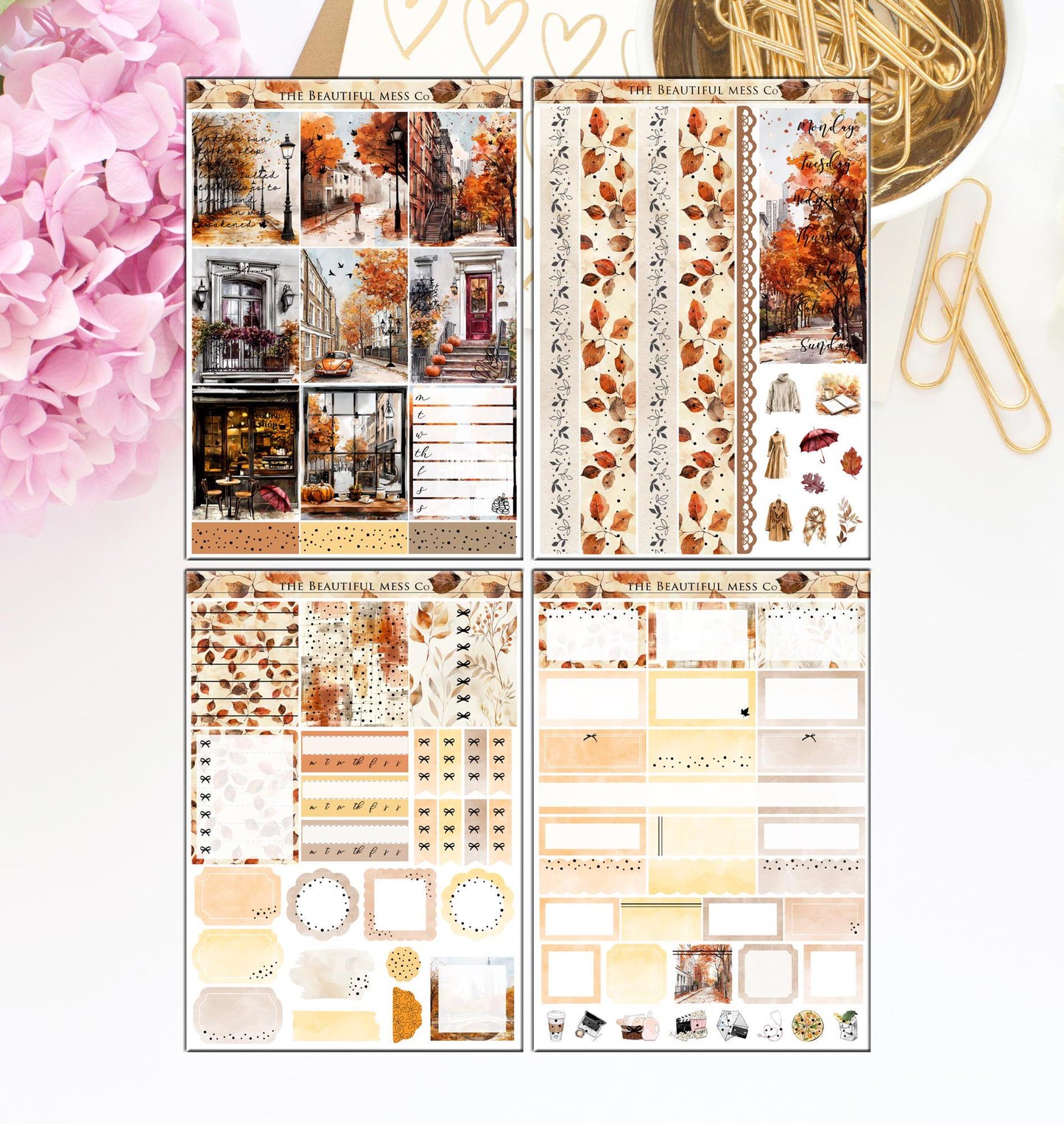 Autumn Hues FOILED Weekly Kit