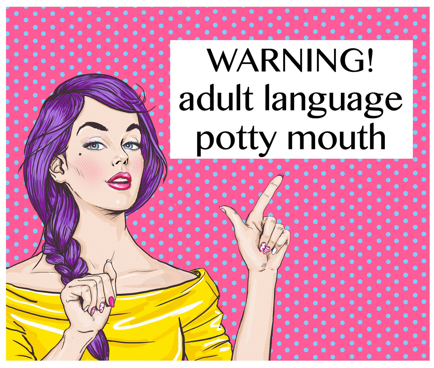 Potty Mouth Clockout Bra Stickers