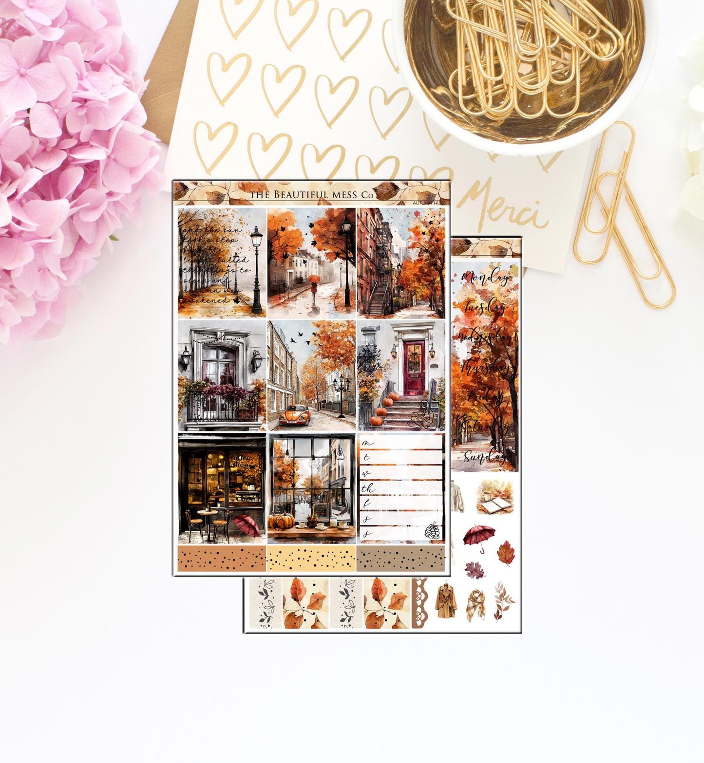 Autumn Hues FOILED Weekly Kit