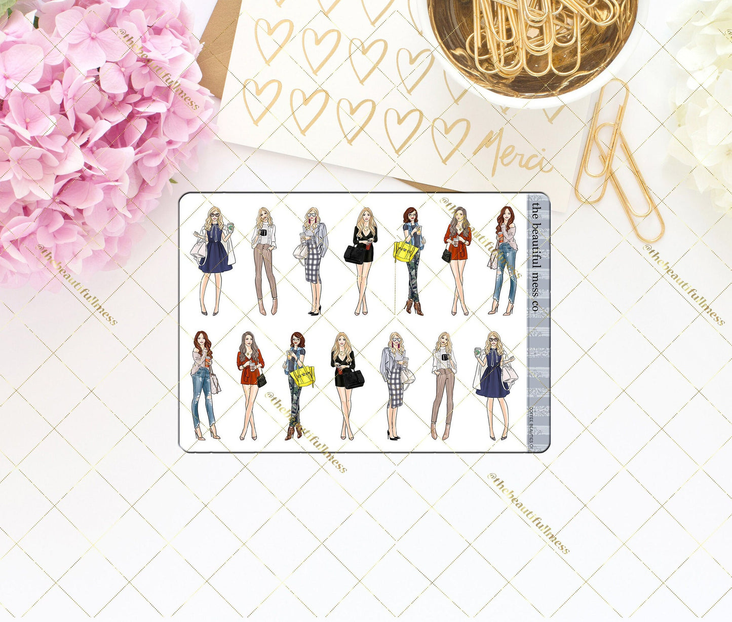 Coffee Beauties 1 Stickers