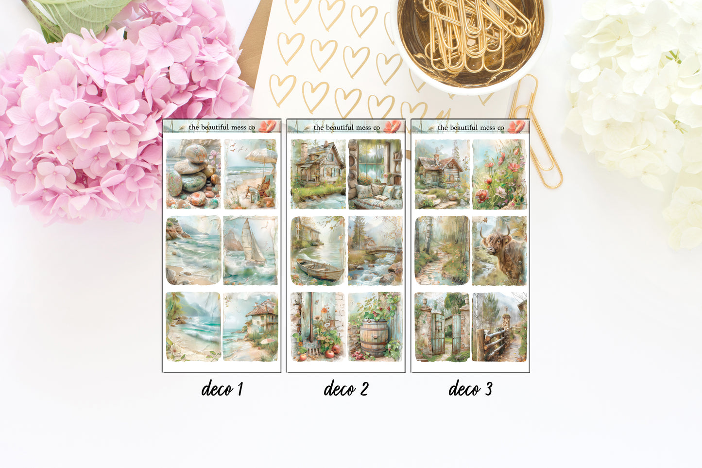 Country Spring Journaling Deco Boxes