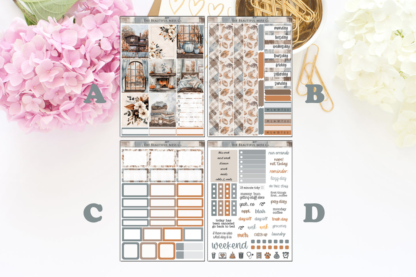 Cozy Fall Vertical Weekly Kit