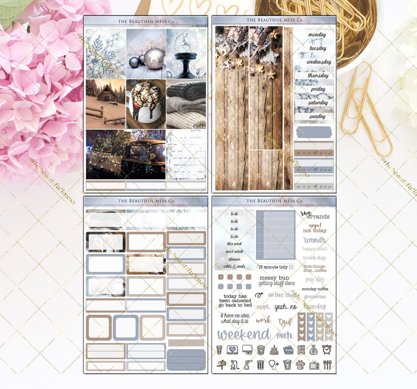 Holiday Cheer Vertical Weekly Kit