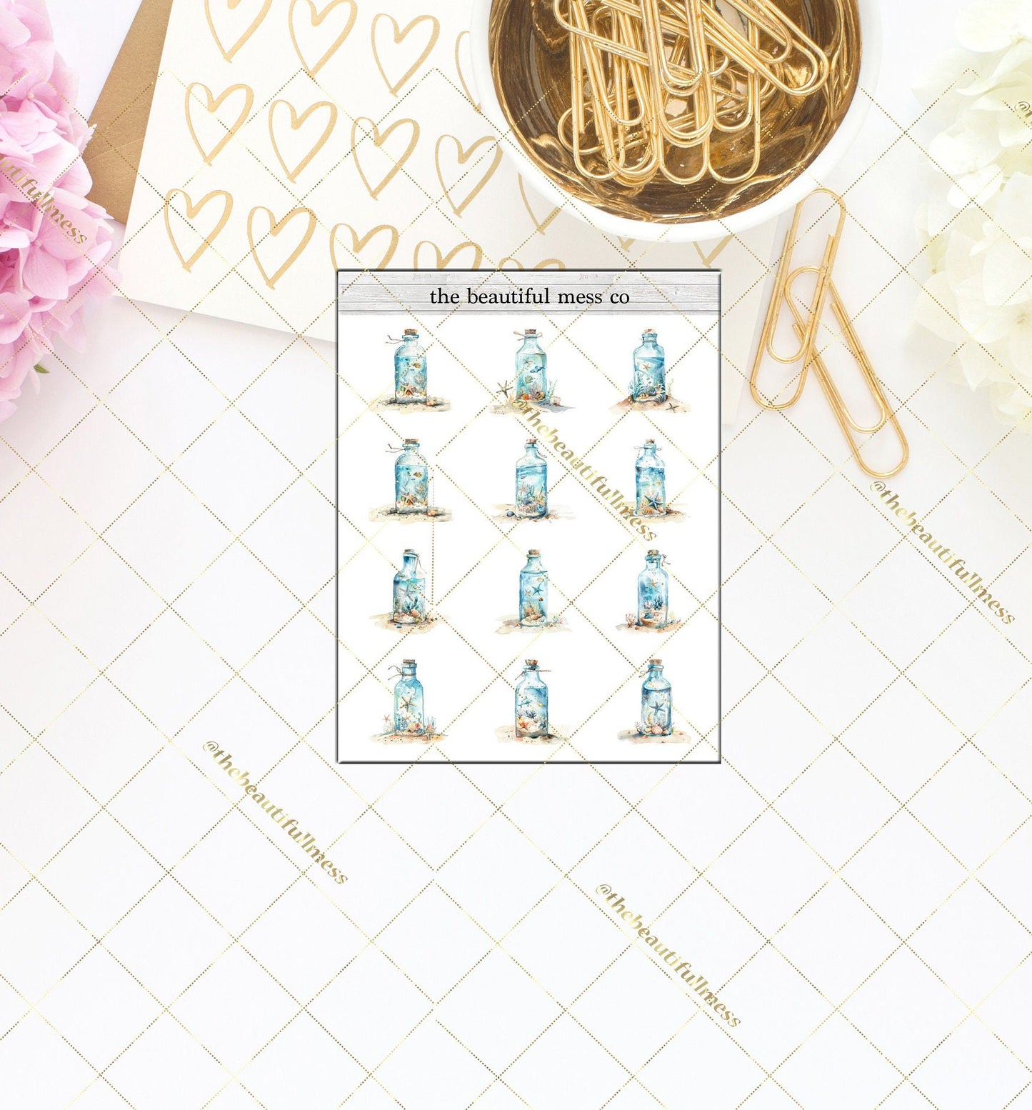 Ocean Bottles Deco Stickers