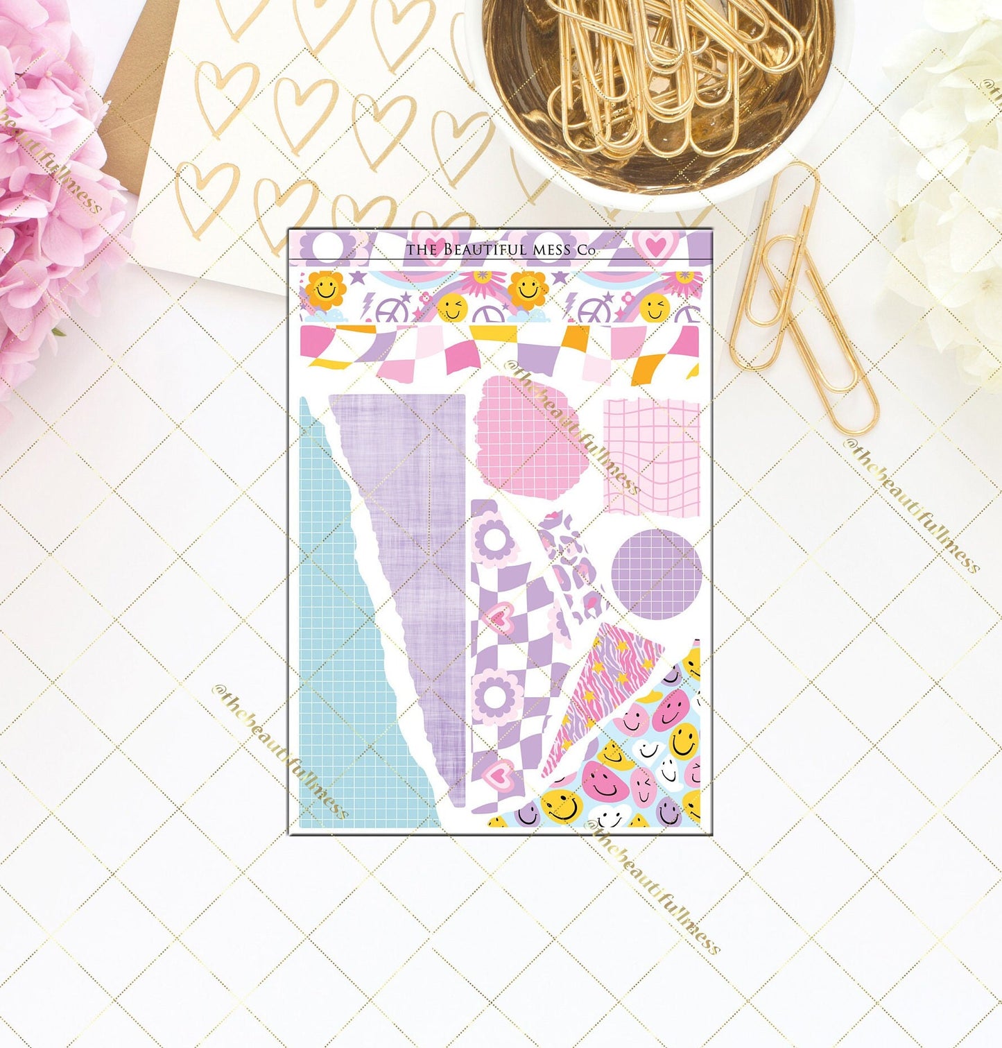 90s Stuff Torn Paper Washi Deco Stickers
