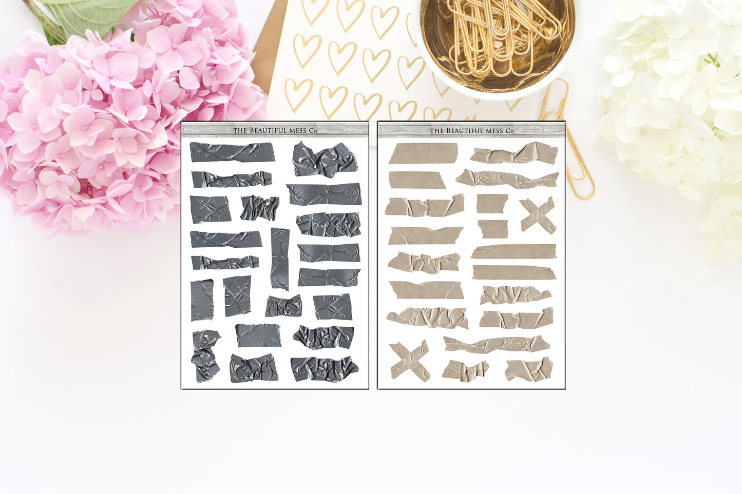 Duct Tape and Masking Tape Deco Stickers
