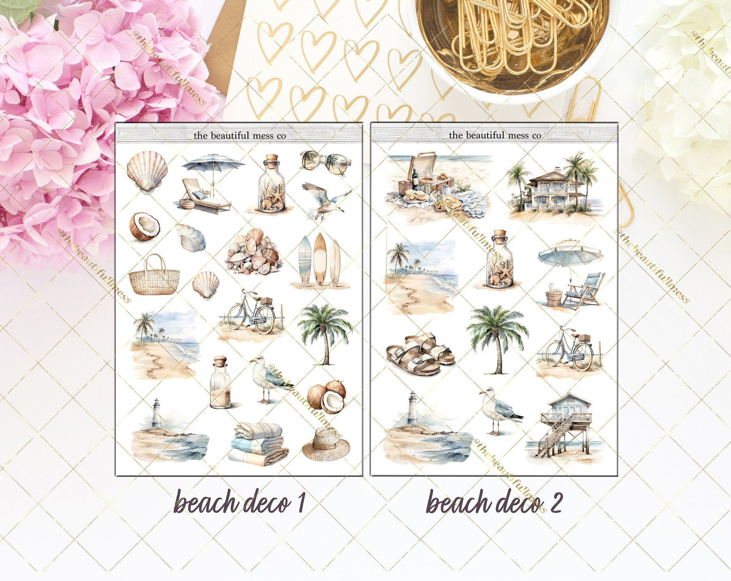 Beach Dreaming Large Deco Stickers