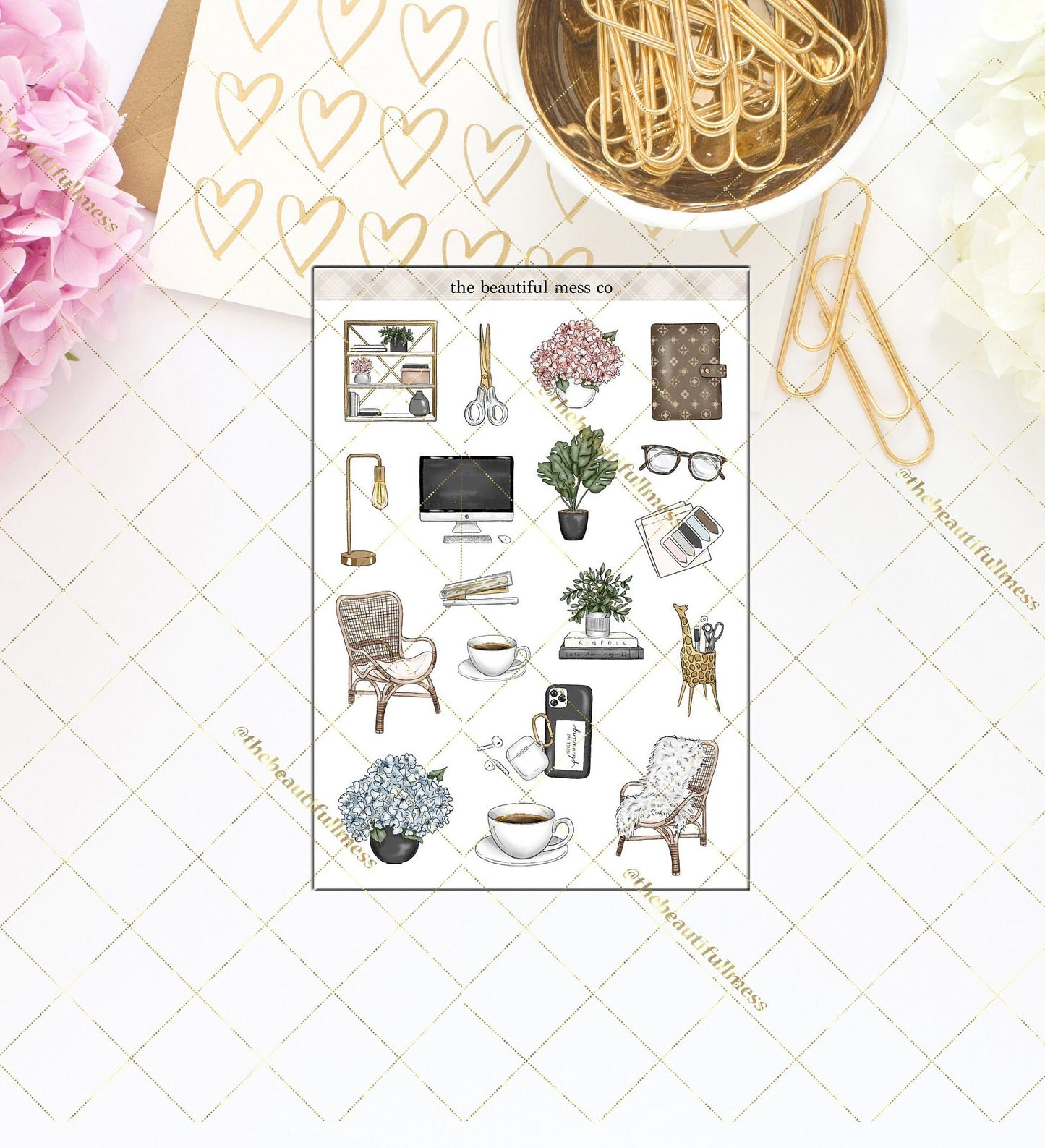 Home Office Large Deco Stickers