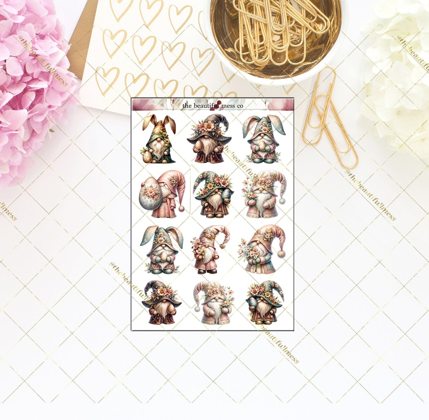 Gnome Large Deco Stickers