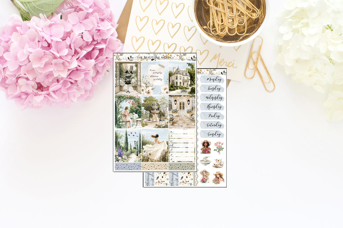 French Garden FOILED Weekly Kit