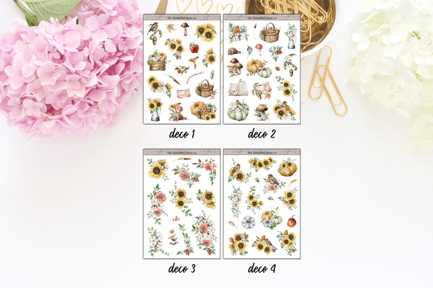 Harvest Wishes Large Journaling Deco