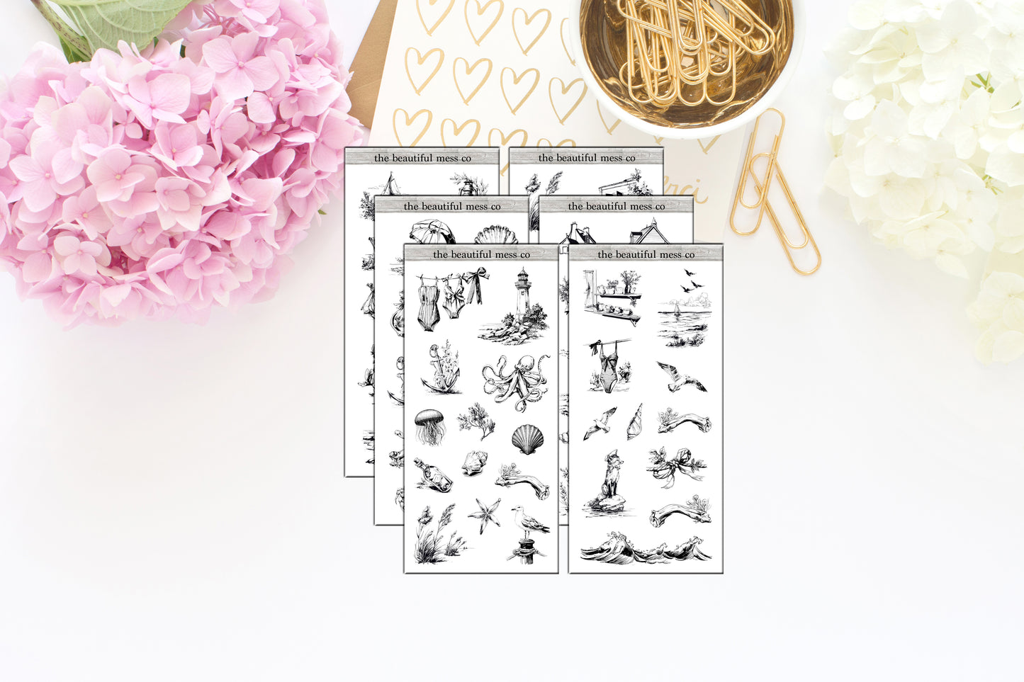 Second Summer line art Deco