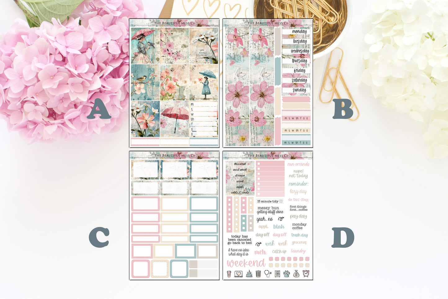 Spring time Vertical Weekly Kit