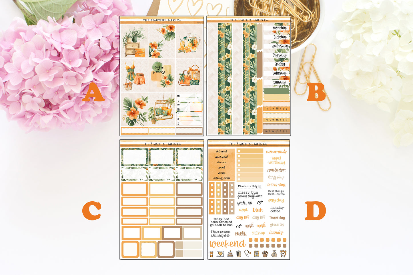 Tropical Vertical Weekly Kit