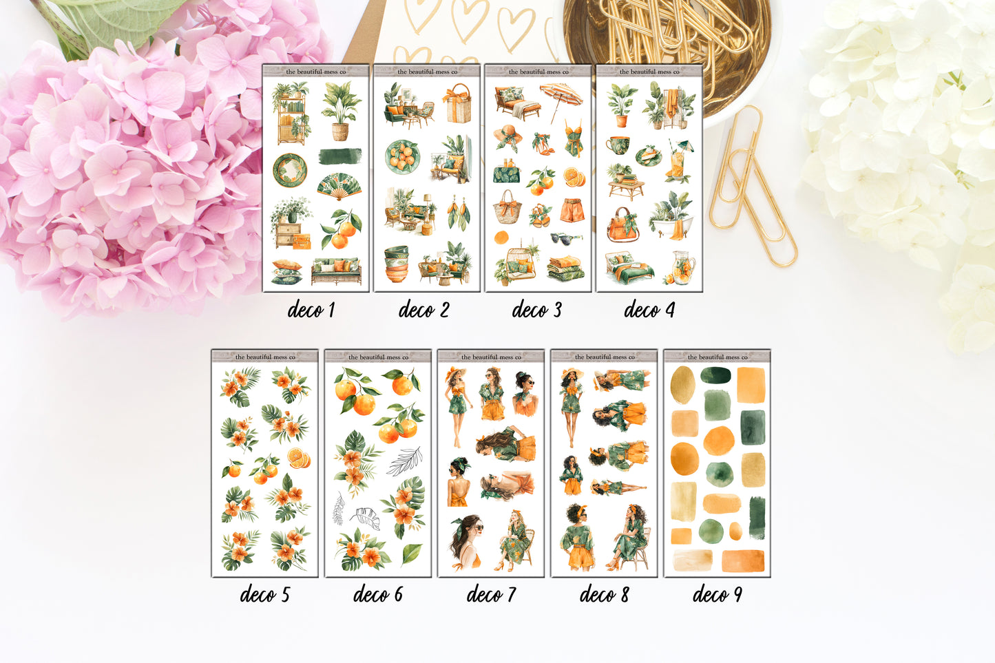 Tropical Journaling Deco