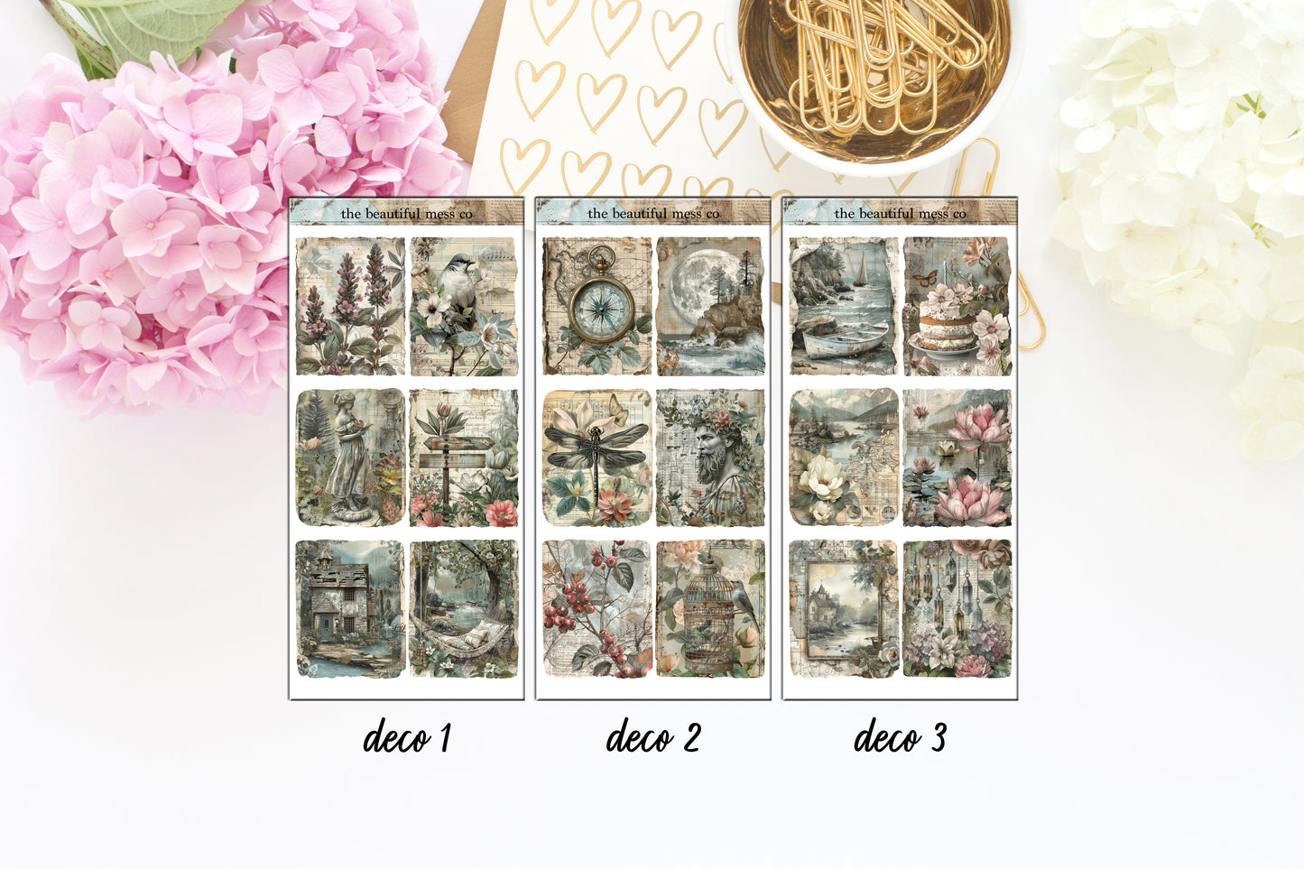 Vintage Journaling Deco Boxes