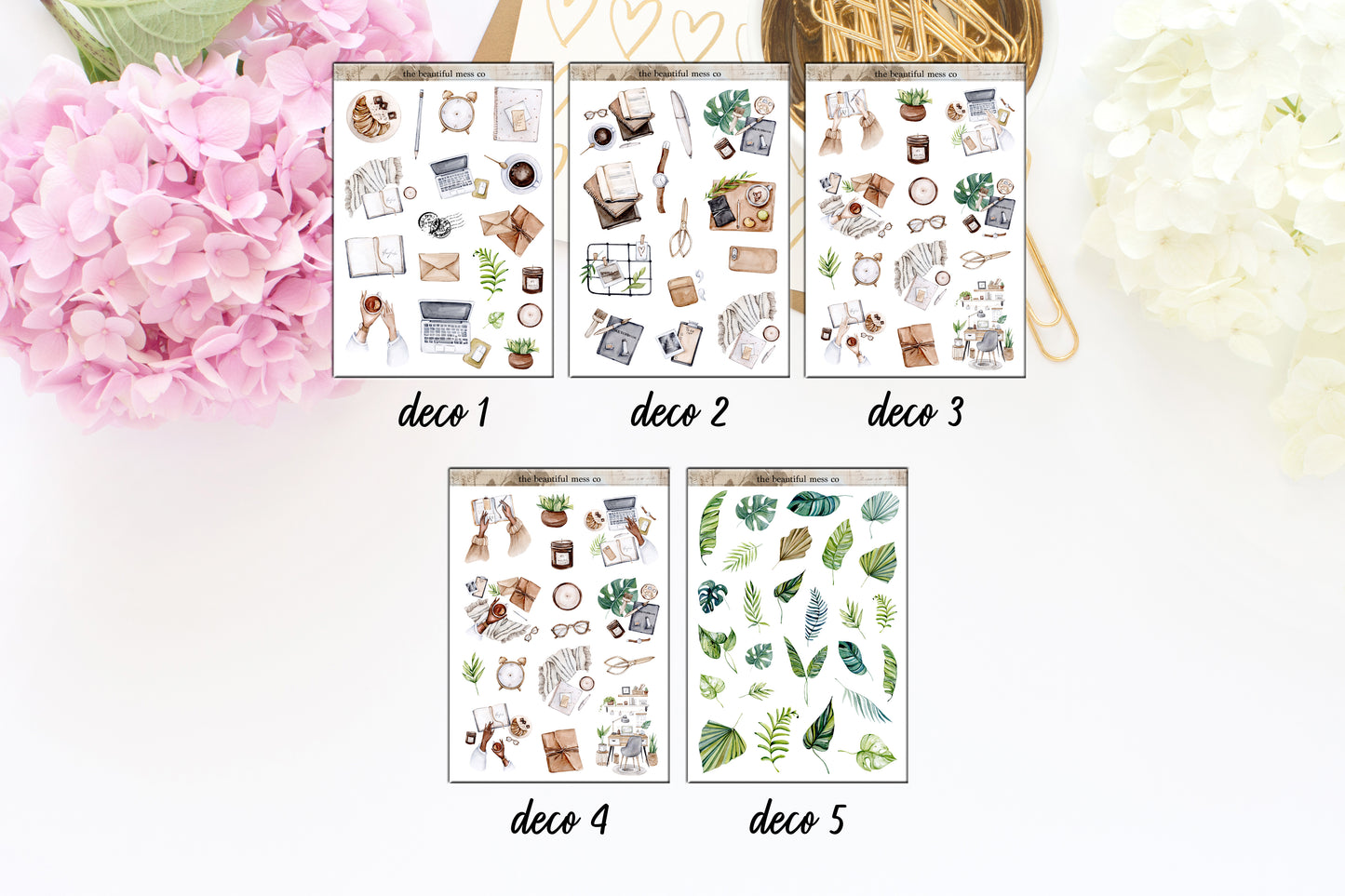Working at Home Journaling Deco