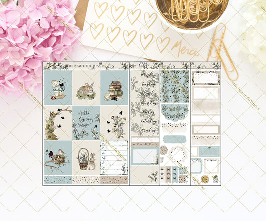 Simply Spring FOILED Vertical Weekly Kit