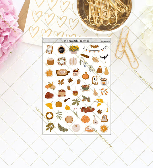 Autumn Mood Deco 005 Stickers