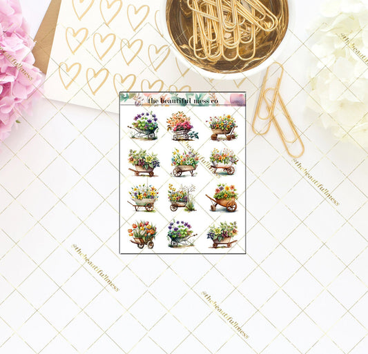 WheelBarrow small Deco Stickers