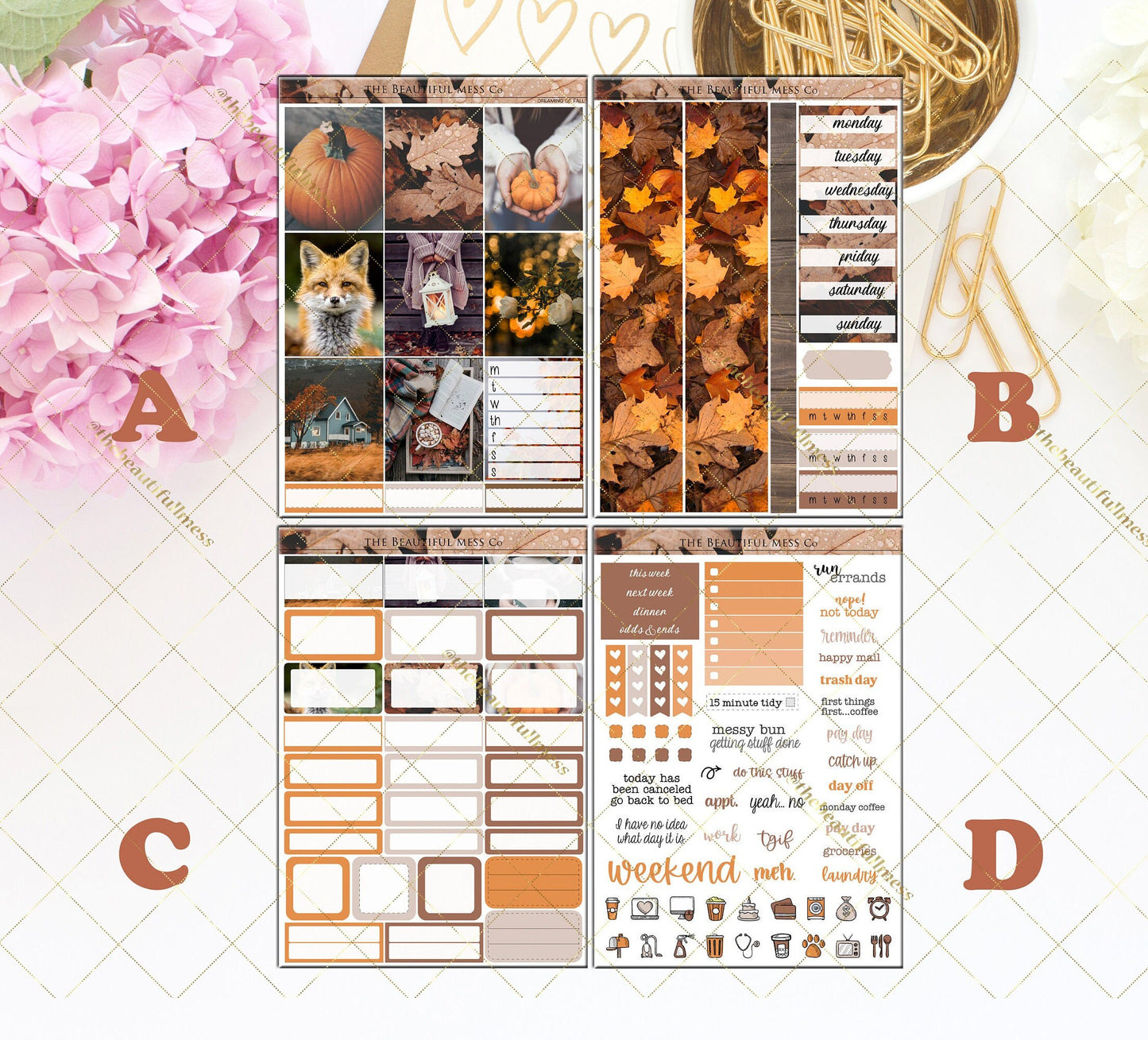 Dreaming of Fall Vertical Weekly Kit