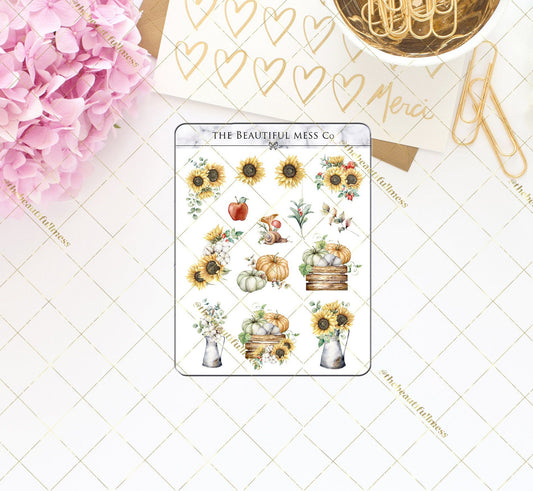 Autumn Harvest Deco Stickers