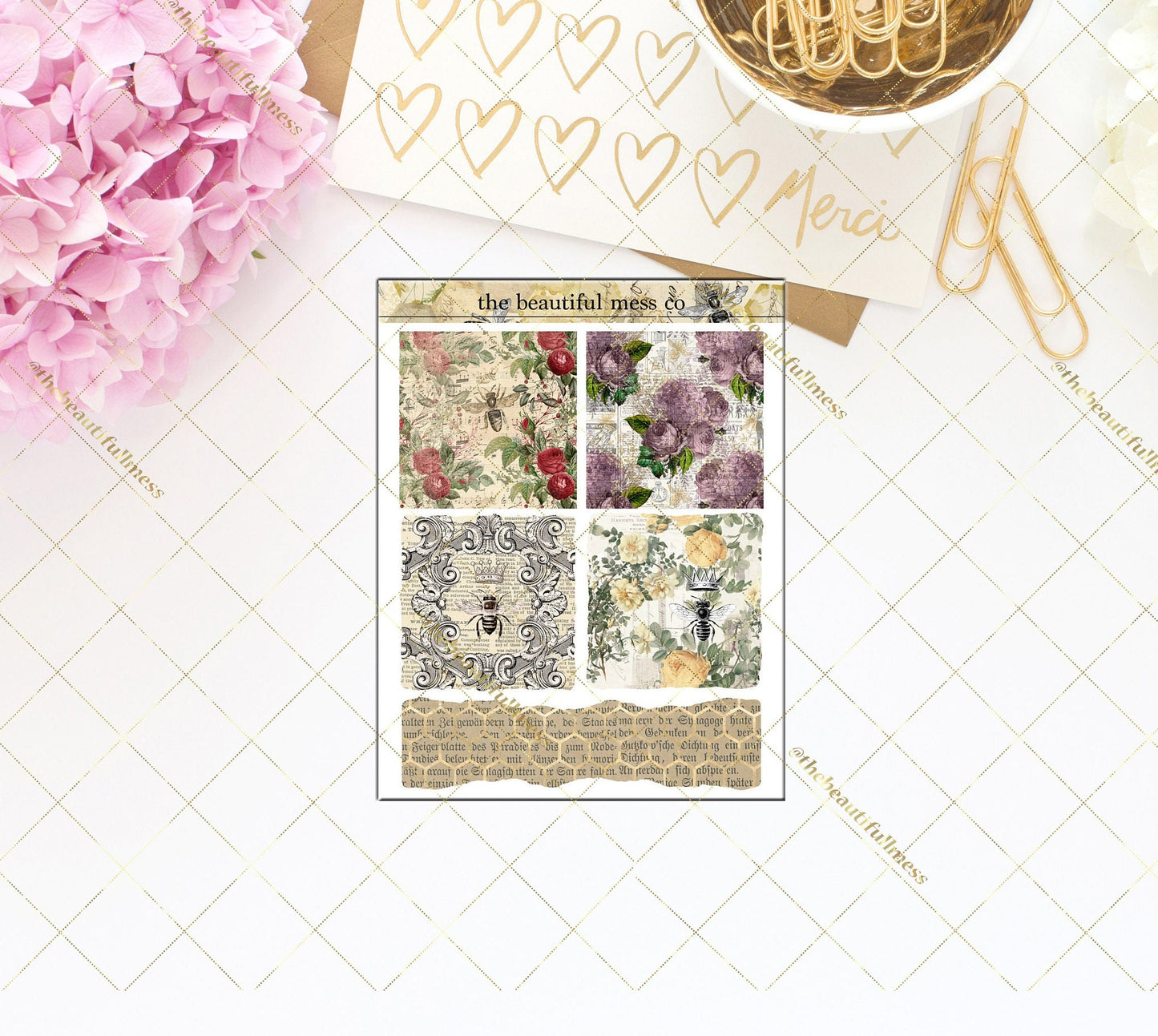 Vintage Hive Mini Journaling