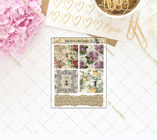 Vintage Hive Mini Journaling