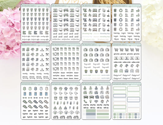 May Icon Stickers